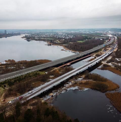 Ringvejsbro over Gudenåen, Silkeborg, Broer, Tunneler, MT Højgaard Danmark