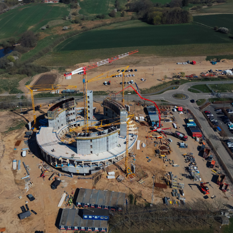 Grundfos domicil, råhus MT Højgaard Danmark