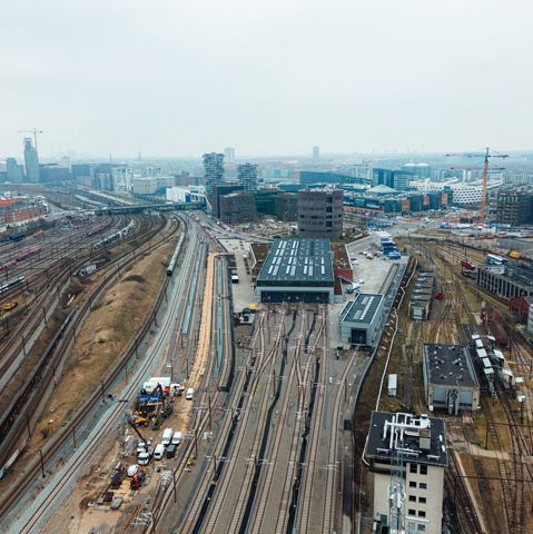 Godsbanegården, København, DSB, Infrastruktur, MT Højgaard Danmark