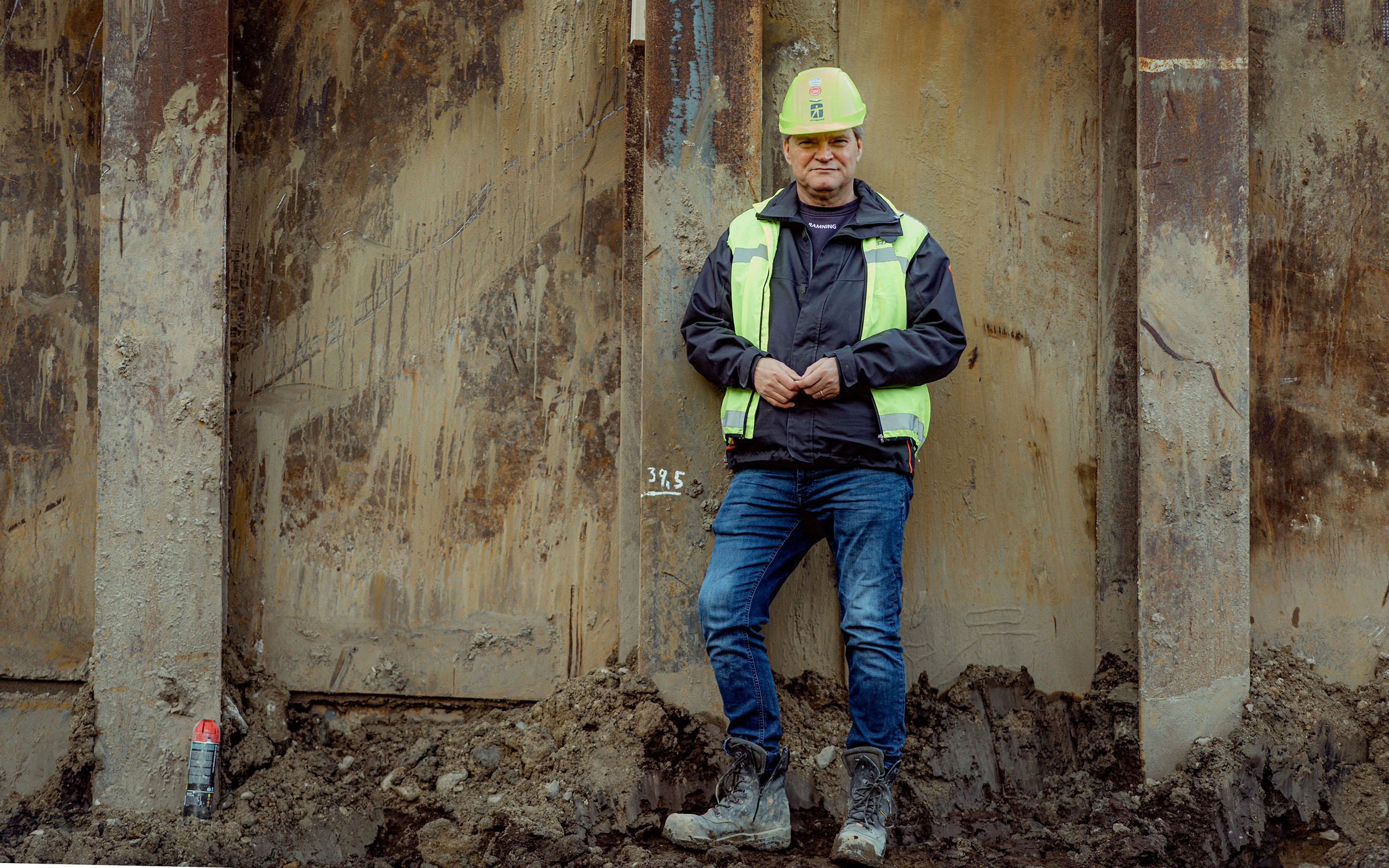 MT Højgaard Danmark medarbejderportræt af poduktionsleder Morten Uuttuaq Nielsen