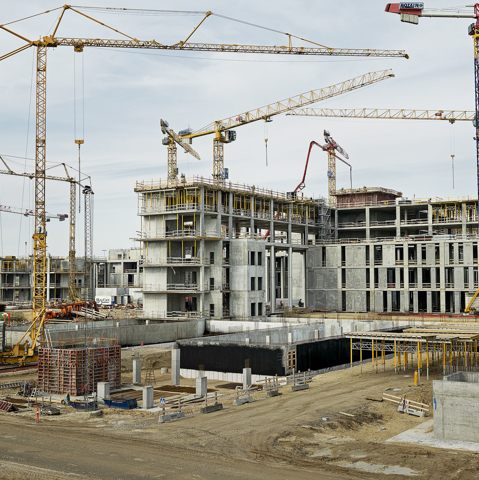 Nyt Aalborg Universitetshospital, Aalborg, Hospitaler, Sygehuse, Råhus, Stål, MT Højgaard Danmark