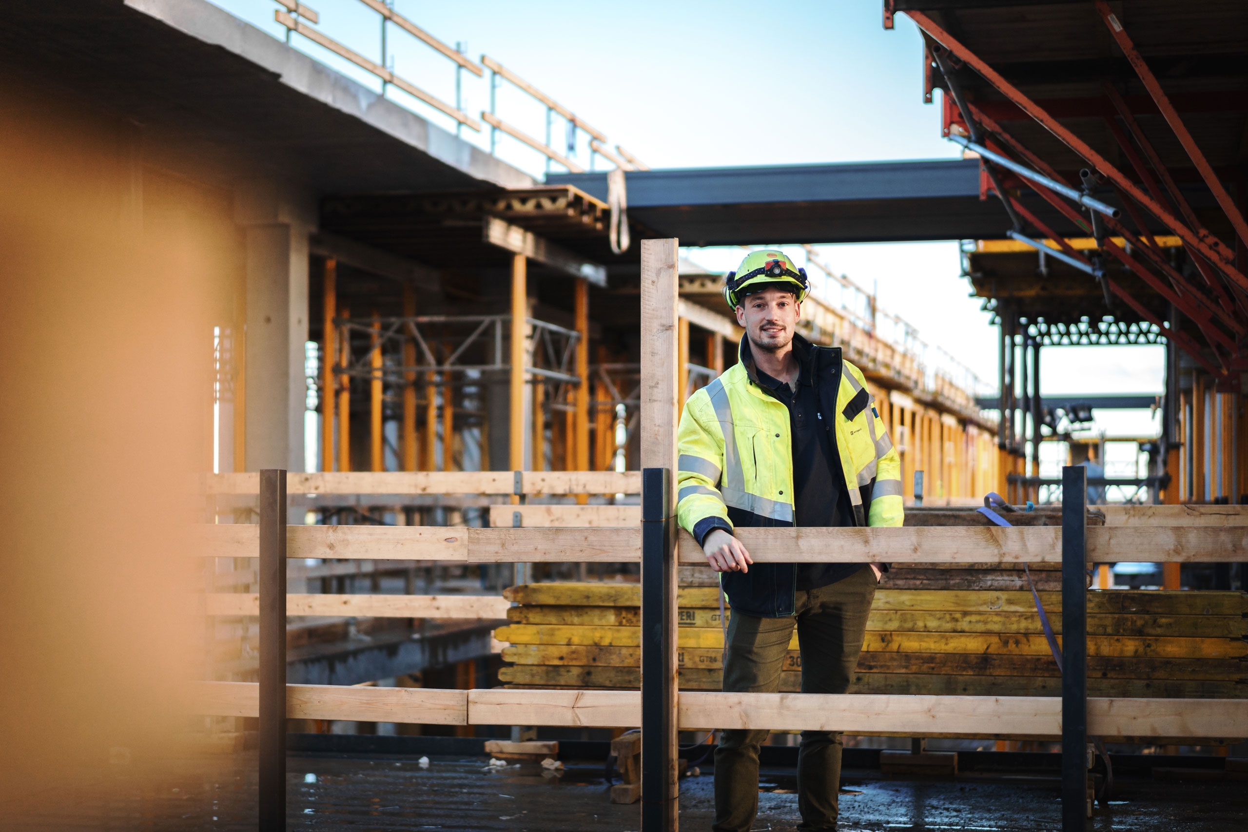 MT Højgaard Danmark medarbejderportræt af projektleder Thomas Sander Christensen