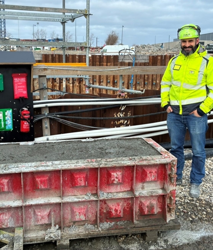 Inspiration: Store forme omdanner restbeton til afspærringsklodser på Nordhavnstunnelen 