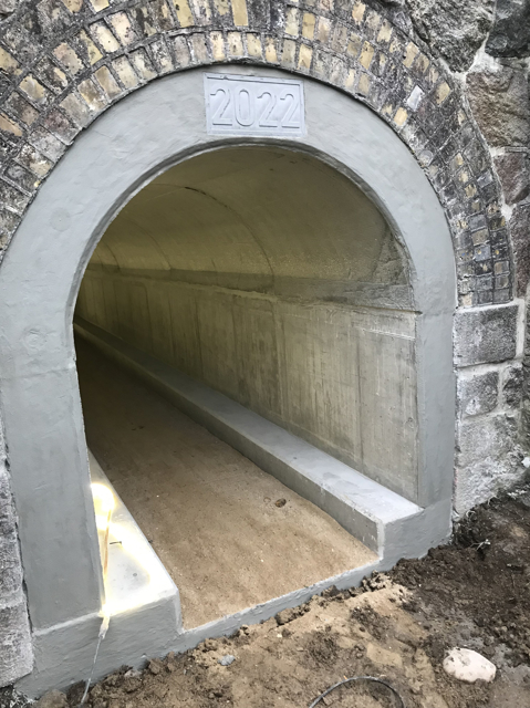 Betonrenovering, Fjællebro, faunapassage