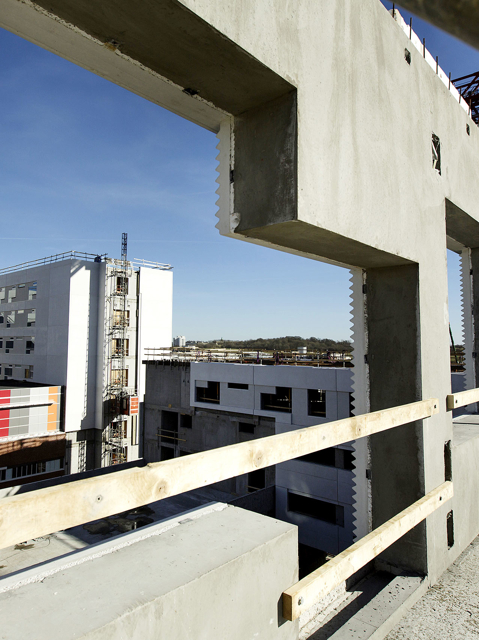 Det Nye Universitetshospital i Skejby, Skejby, Råhus, Jord, kloak, Ramning, Hospitaler, Sygehuse, MT Højgaard Danmark