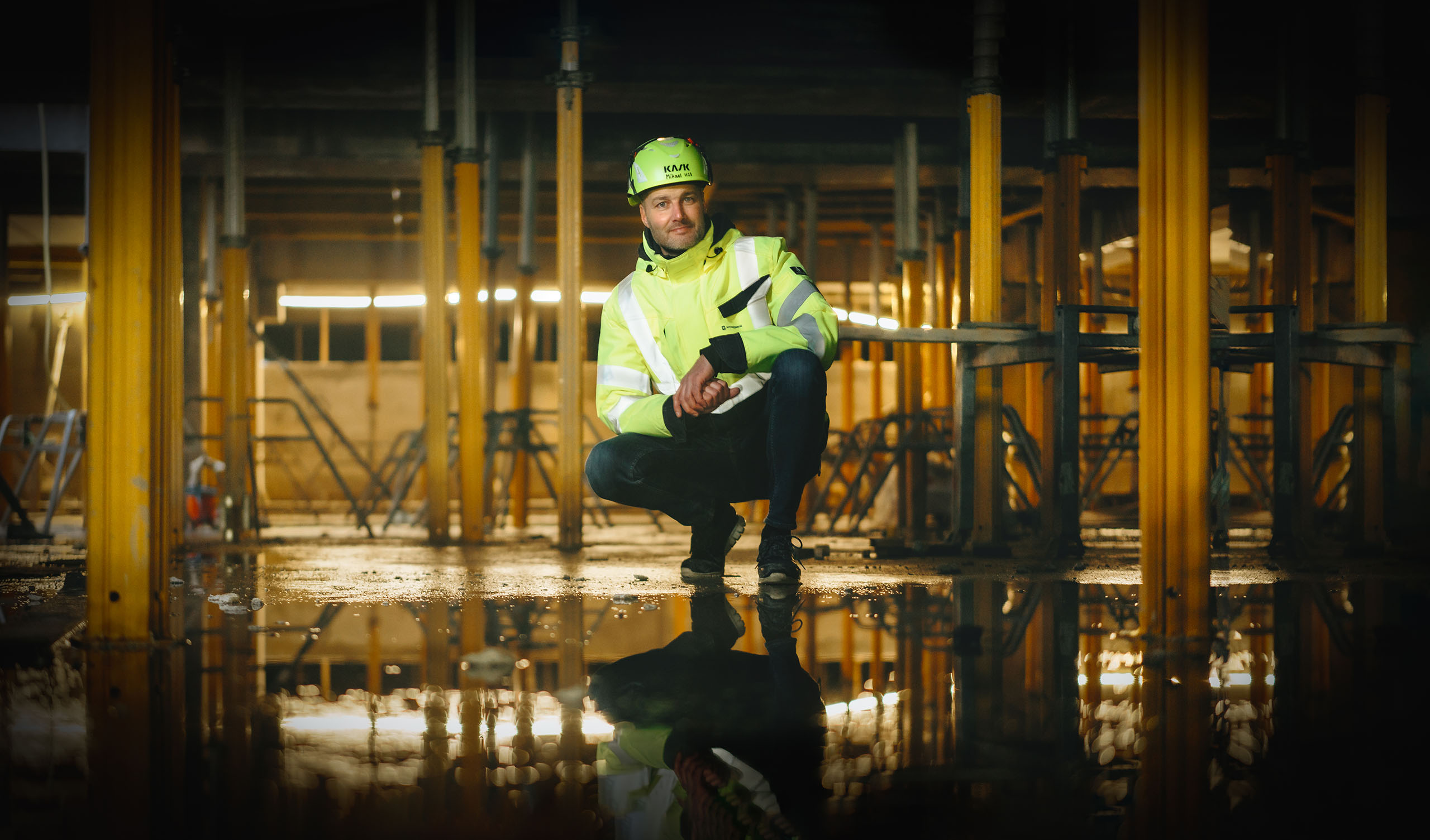 MT Højgaard Danmark medarbejderportræt af poduktionschef Mikael Lagesø