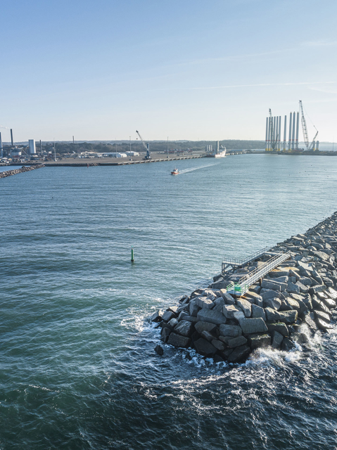 Rønne Havn Etape 2, Rønne, Vandbygning, MT Højgaard Danmark