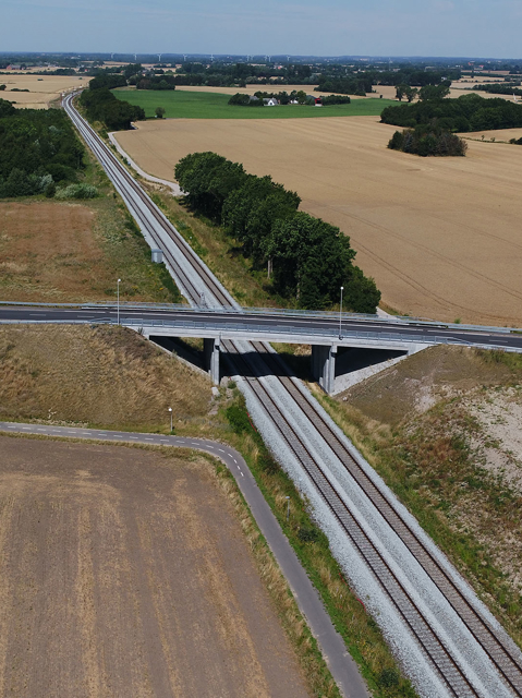 56 broer mellem Ringsted og Femern, Sjælland, Broer, Tunneler, Infrastruktur, Projektering, MT Højgaard Danmark