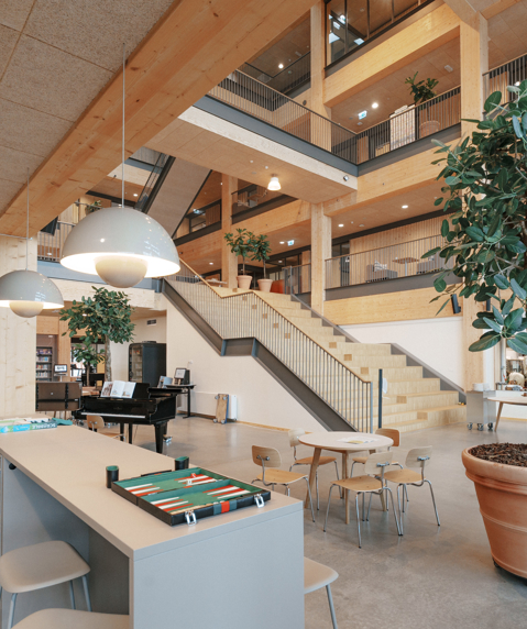 Campus Svendborg Havn, Svendborg, Uddannelse. Forskning, MT Højgaard Danmark