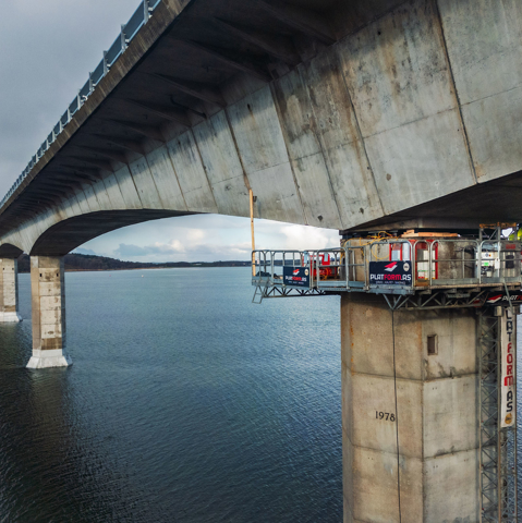 Betonrenovering, MT Højgaard Danmark, Sjælland, Fyn, Jylland